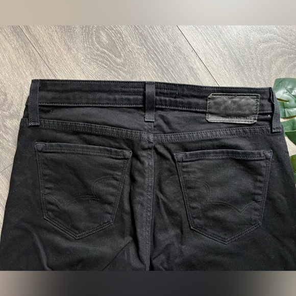 Big star Alex mid rise skinny cigarette jeans in black size 4/27 - Picture 10 of 13
